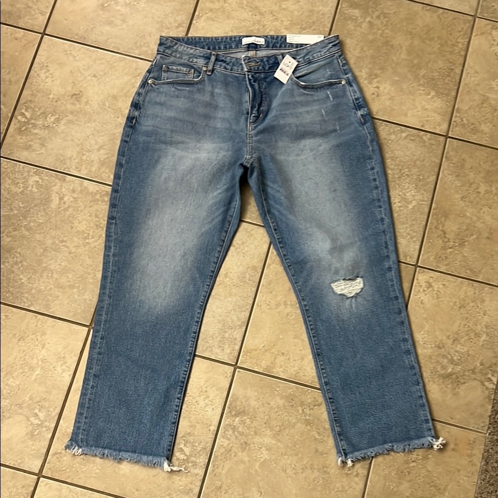 Classic Blue Straight Leg Jeans